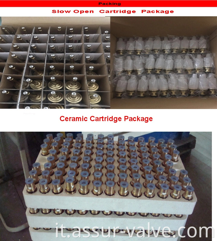 Cartuccia per miscelatore in ceramica in ottone AS-CR3082